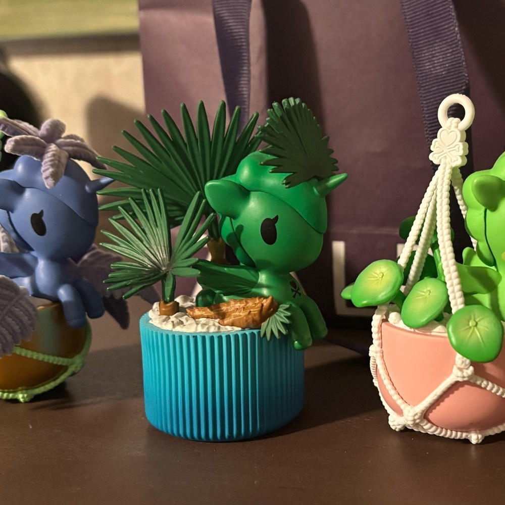 Set of 3 Tokidoki unicorno botanical series